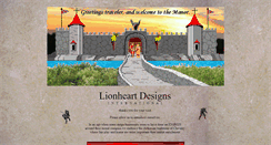 Desktop Screenshot of lionheart-designs.com